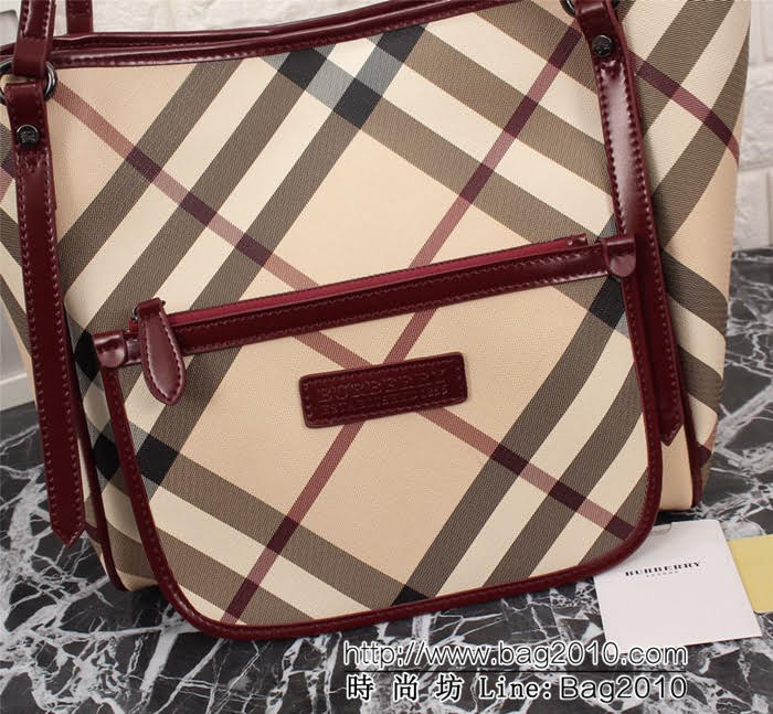 BURBERRY巴寶莉 The Canter 坎特手袋 時尚購物袋 四季爆款 8883  Bhq1038